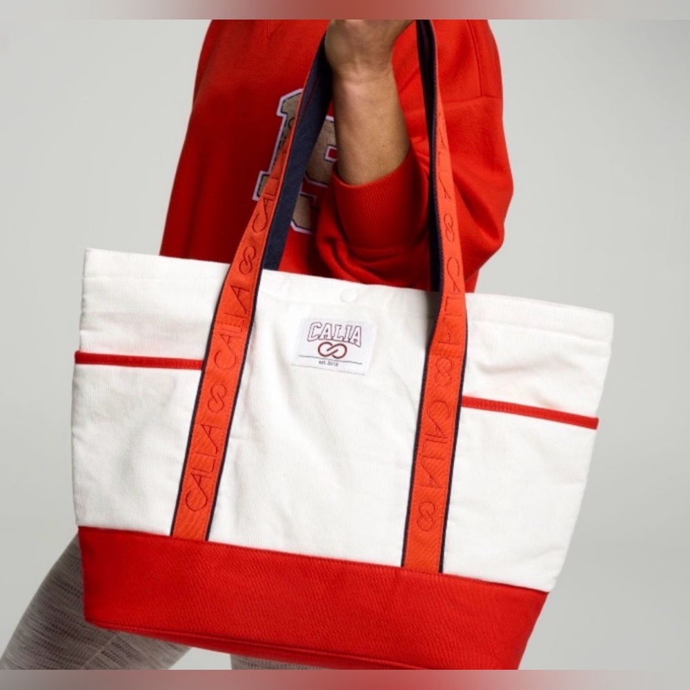 Calia - New With Tags  White & Red  Calia Anniversary Tote Cloud Cover